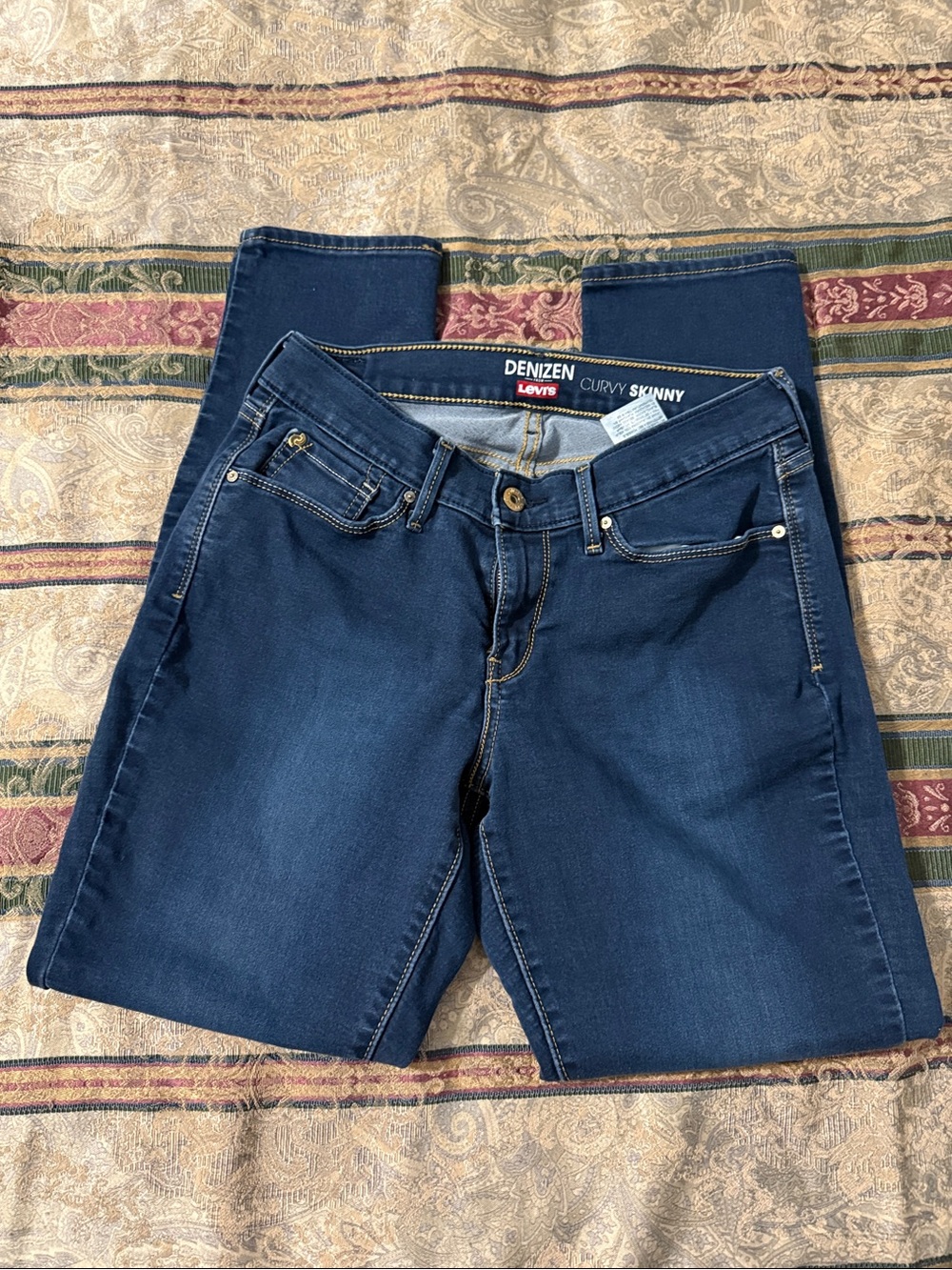 Denizen from Levi's Dark Indigo Curvy Skinny Jeans